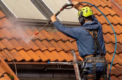 Démoussage et hydrofuge de toiture à Mérindol